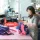 새로운 패션 사용자 정의 남여 남성 여성 블랙 야외 어깨 노트북 컴퓨터 방수 스포츠 학교 체육관 여행 배낭 가방